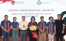Sinh viên được tập huấn sơ cứu ngoại viện khi xảy ra các tình huống khẩn cấp thường gặp