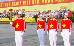 Võ sĩ quân hàm Đại úy thực hiện nghi thức mở màn diễu binh A80 là ai?