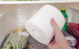 Tác dụng bất ngờ từ cuộn giấy vệ sinh cho vào tủ lạnh giúp bạn tiết kiệm điện