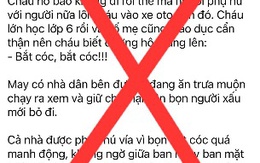 Hà Nội: Thông tin học sinh cấp 2 ở Hà Đông bị bắt cóc là sai sự thật