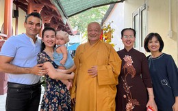 Gia đình Võ Hạ Trâm 3 đời ăn chay, bố xuất gia vẫn thường xuyên về thăm cháu
