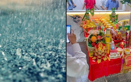 Khai trương gặp mưa có lộc không?