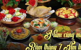 Mẹ đảm ở Hà Nội gợi ý mâm cỗ mặn Rằm tháng 7: Vừa đẹp vừa đủ đầy, ăn vào may mắn ghé cửa