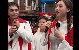 Clip nam chính 'Mưa đỏ' nhìn Lương Thùy Linh tình tứ, gây sốt mạng xã hội