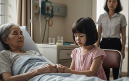 Nghe được câu con gái cầu xin trong phòng bệnh của bà nội, tôi đứng ở cửa mà chết lặng, chân tay lạnh ngắt