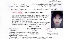 Hà Nội: Truy nã đối tượng tổ chức trốn đi nước ngoài lao động trái phép Trịnh Thị Quỳnh