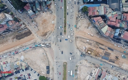 Hà Nội: Cấm ô tô chiều La Thành - Voi Phục từ 25/1 để thi công cầu vượt dự án đường Vành đai 1