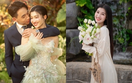 Ảnh hậu trường chụp hình cưới tươi xinh của Á hậu Phương Nhi