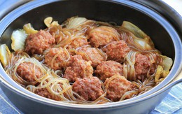 Làm thịt viên rồi đem nấu thế này là có bữa ăn cực ngon miệng, sảng khoái cả nhà thi nhau ăn sạch nồi