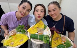 Phương Mỹ Chi mê mẩn món bánh ở chợ quê từng nhiều lần lọt top món ngon nhất thế giới