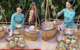 Ngọc Loan Trần lại 'gây sốt' với màn làm bánh canh dừa sáp ngũ sắc