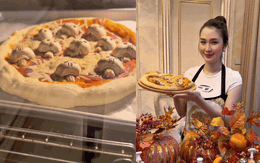 'Phú bà' Ngọc Loan gây ngỡ ngàng với món Pizza Halloween độc đáo, màn tạo hình khiến dân mạng thích thú