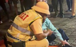 Hà Nội: Làm rõ vụ người đàn ông nằm trên vỉa hè, bất hợp tác với CSGT ở Đan Phượng