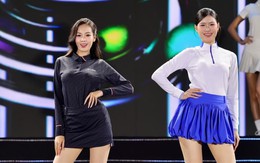 Thí sinh Hoa hậu Việt Nam 2026 mặc đồ golf, sải bước cùng Á hậu Châu Anh, Vân Nhi