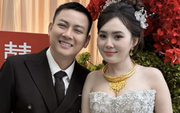 Đám cưới miền Tây của Hoài Lâm, cô dâu đeo vàng trĩu cổ