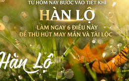 Từ hôm nay bước vào tiết khí Hàn Lộ 2026, làm ngay 6 điều này để thu hút may mắn và tài lộc