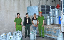 Phát hiện hàng nghìn bình gas giả nhãn hiệu hàng hóa, xác định 16 đối tượng liên quan