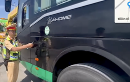 Xe khách mắc 3 vi phạm trong 1 lần kiểm tra, tổng mức phạt trên 100 triệu