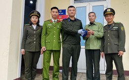 Động vật quý hiếm đi lạc vào vườn nhà dân