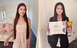 Con gái Hoa hậu Phương Lê 14 tuổi có chiều cao 1m7, học giỏi, ước mơ làm luật sư