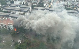 Hà Nội: Kịp thời dập tắt đám cháy tại khu biệt thự liền kề La Casta