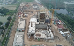 Nhà máy điện rác Greenity Nam Định dần 'hiện hình' sau hơn 2 năm khởi công