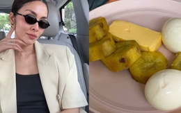 Bữa sáng khác lạ của Hà Tăng