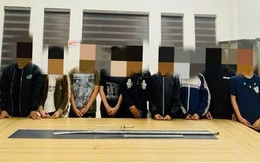 Ngăn chặn nhóm 23 thanh thiếu niên mang hung khí, tụ tập đua xe