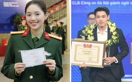 Đình Bắc và nữ Trung úy là Á hậu Việt Nam lại gây chú ý