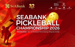 SeABank tổ chức giải Pickleball Championship 2026, gây quỹ học bổng cho trẻ em nghèo nhân dịp 32 năm thành lập
