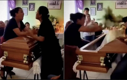 Vợ và "tiểu tam" đánh ghen ngay trong tang lễ của người chồng, nắp quan tài cũng bị lật mở