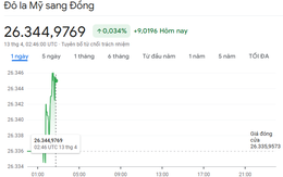 Tỷ giá USD hôm nay 13/4: USD và Nhân dân tệ cùng nhích tăng