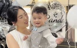 Cưng xỉu khoảnh khắc con trai MC Mai Ngọc tròn 1 tuổi 