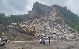 Thái Nguyên: Sạt lở mỏ đá Nà Cà trong đêm, hàng trăm nghìn m³ đất đá đổ xuống chân núi