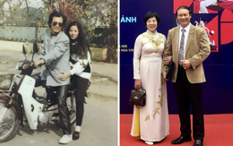 Chân dung bà xã là bạn đồng môn, từng được mệnh danh là 'Thẩm Thuý Hằng' của NSND Nguyễn Hải