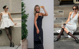 Họa tiết chấm bi trở lại, khuấy đảo thời trang xuân hè 2026