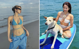 Tuổi 38, Diệp Lâm Anh diện bikini khoe vóc dáng 'mẹ hai con' khiến fan xuýt xoa