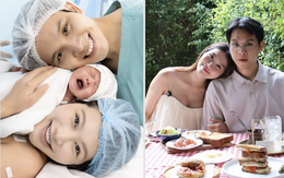 Một Á hậu Việt vừa đón con trai đầu lòng cùng chồng doanh nhân