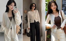 Áo cardigan mỏng trở thành “vũ khí” chống nắng được yêu thích mùa hè