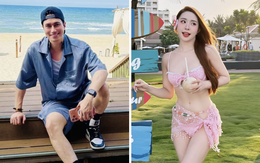 Quỳnh Nga diện áo tắm gợi cảm tuổi U40, Việt Anh có ngay bình luận gây chú ý