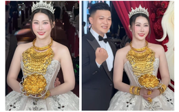Tiết lộ điều ít biết về bó hoa cưới 10 cây vàng của cô dâu miền Tây gây sốt mạng xã hội