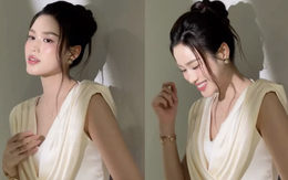 Hoa hậu Đỗ Thị Hà tăng 5kg vẫn gây bão với visual trong trẻo