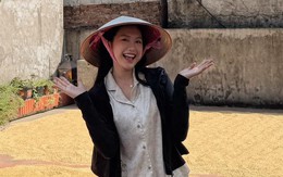 Doãn Hải My gây chú ý khi về quê chồng Hưng Yên