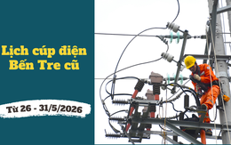 Lịch cúp điện Vĩnh Long (Bến Tre cũ) từ ngày 26 - 31/5/2026: Số lượng khu dân cư bị mất điện ở mức cao