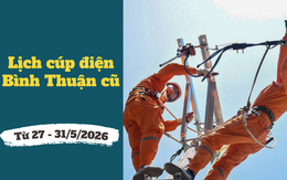 Lịch cúp điện Lâm Đồng (Bình Thuận cũ) từ ngày 27 – 31/5/2026: Cúp điện cả ngày hàng loạt khu dân cư và tuyến đường