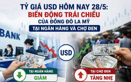 Tỷ giá USD hôm nay 28/5: Biến động trái chiều của đồng Đô la Mỹ tại Ngân hàng và chợ đen