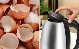 Mẹo nhỏ loại bỏ cặn bẩn ấm đun nước siêu sạch, siêu nhanh