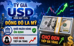 Tỷ giá USD hôm nay 13/6: Đồng Đô la Mỹ khối ngân hàng ổn định, chợ đen tiếp đà tăng