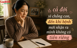 53 tuổi đi viện, tôi nhận ra bản thân không có nổi 5 triệu đồng của riêng mình