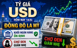 Tỷ giá USD hôm nay 14/6: Đồng Đô la Mỹ ổn định ở khối ngân hàng, chợ đen giảm nhẹ